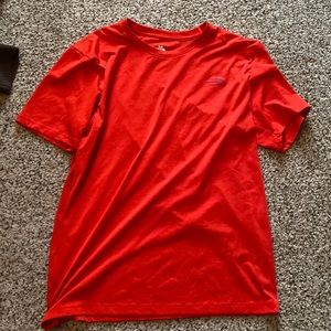 Orange/Red North Face Athletic Shirt